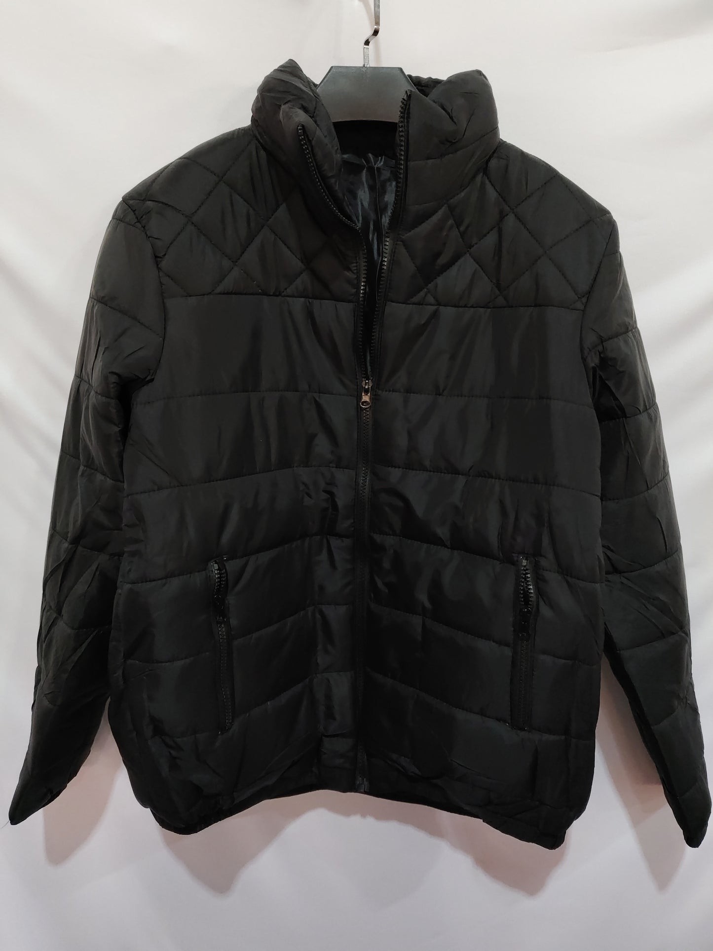 AeroQuilt PrimeShield™ Herren Wintermantel – Stehkragen Baumwoll-Jacke mit Rhombus-Steppung
