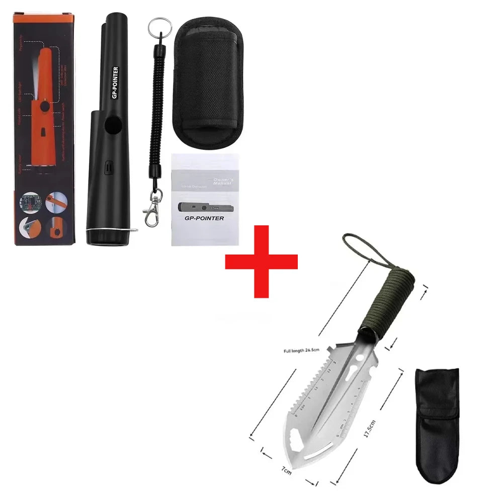 High Quality GP-Pointer Handheld Metal Detector – Waterproof Positioning Rod with LED Lights & Bracelet