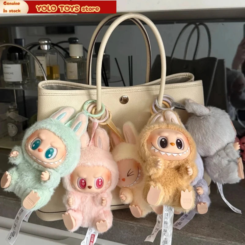 POP MART LABUBU THE MONSTERS Big into Energy Series-Vinyl Plush Pendant Blind Box Toys Mystery Box Guess Bag Doll Anime Figure