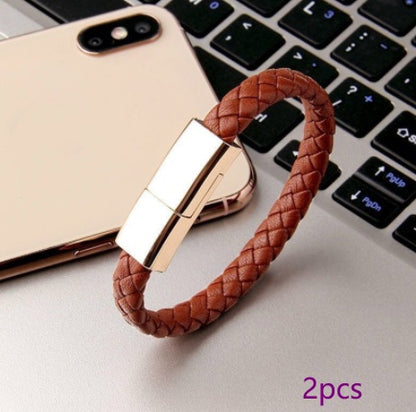 USB Charging Cable Bracelet – Stylish Wearable Data Cord for iPhone, Android & USB-C Devices - Trending Products 