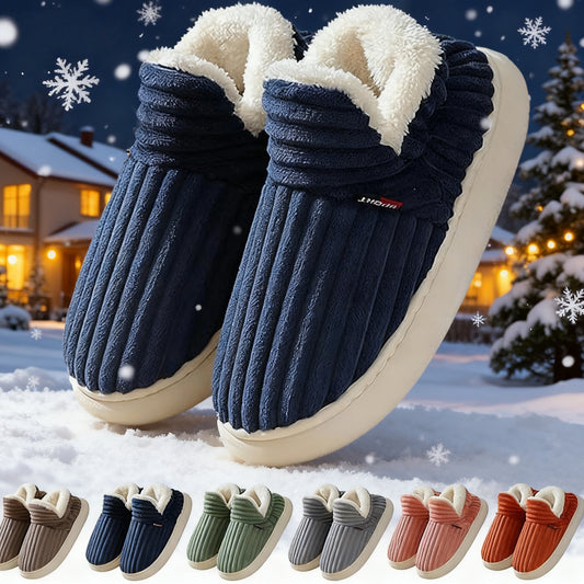 Winter Plüsch Hausschuhe – Warme Indoor/Outdoor Unisex Schuhe für Damen & Herren