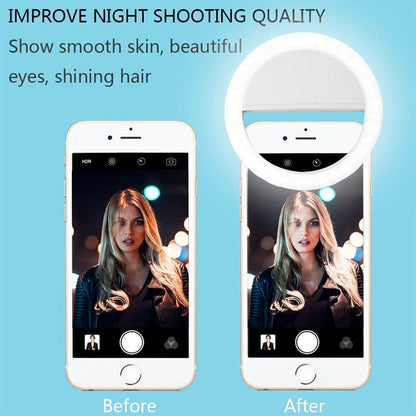 Portable Selfie Ring Clip On for Mobile Phone - Trending Products 