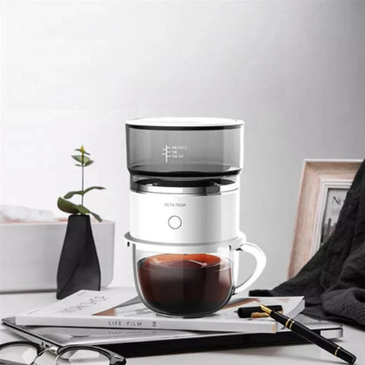 Mini Coffee Machine Hand-Pressed Coffee Maker Coffee Brewer Grinder - Trending Products 