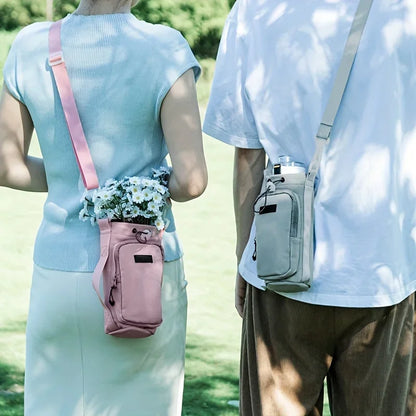 Portable Water Bottle Bag Outdoor Sports Phone Water Bottle Storage