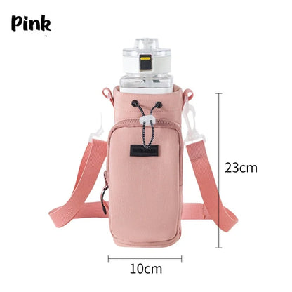 Portable Water Bottle Bag Outdoor Sports Phone Water Bottle Storage