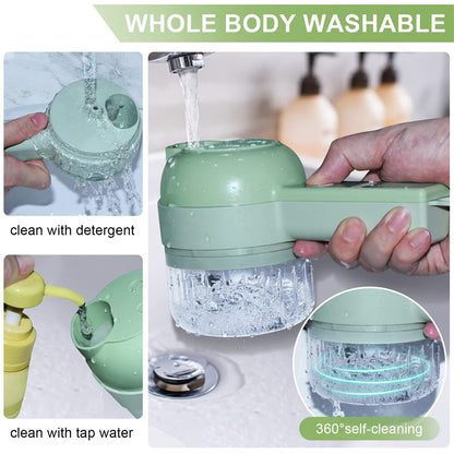 Portable Handheld 4 in 1 Electric Vegetable Slicer - Trending Products 