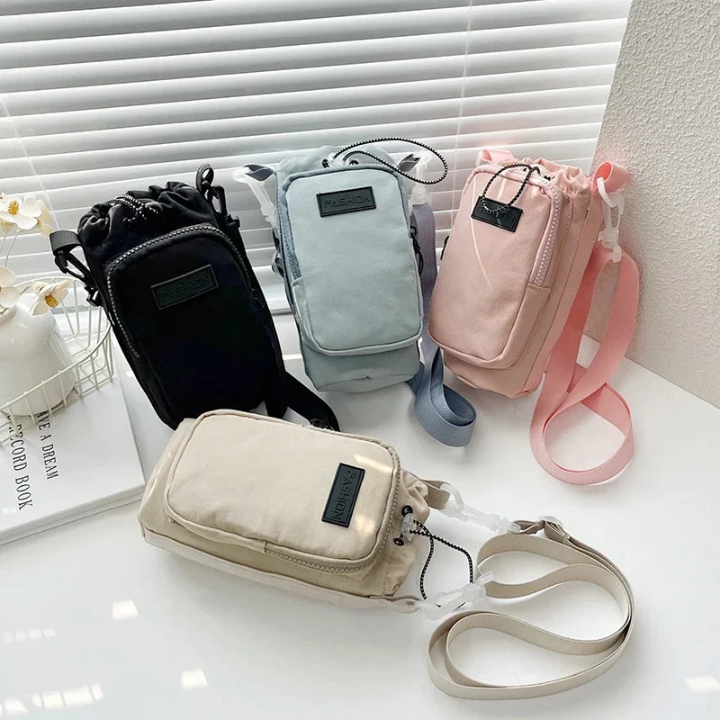 Portable Water Bottle Bag Outdoor Sports Phone Water Bottle Storage