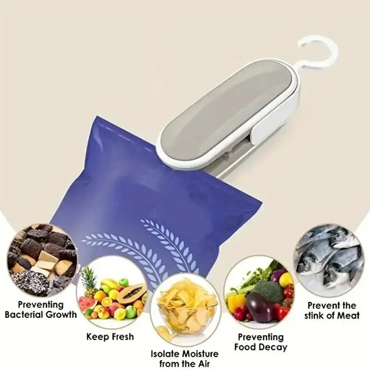 Plastic Press Sealer Sealing Clamp Portable Sealer Food Bag