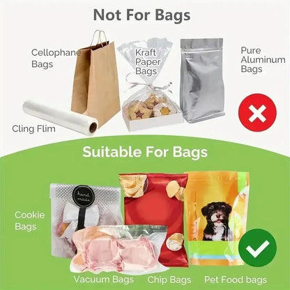 Plastic Press Sealer Sealing Clamp Portable Sealer Food Bag