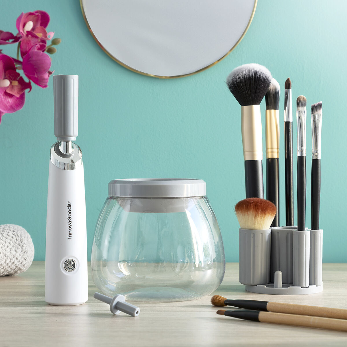 Automatic Make-up Brush Cleaner and Dryer Maklin InnovaGoods - Trending Products 