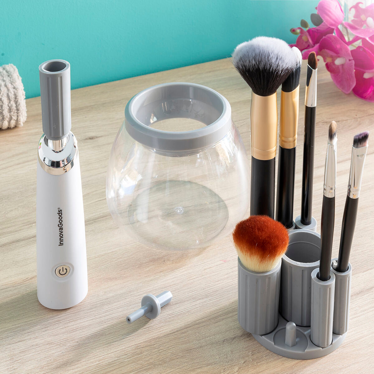 Automatic Make-up Brush Cleaner and Dryer Maklin InnovaGoods - Trending Products 