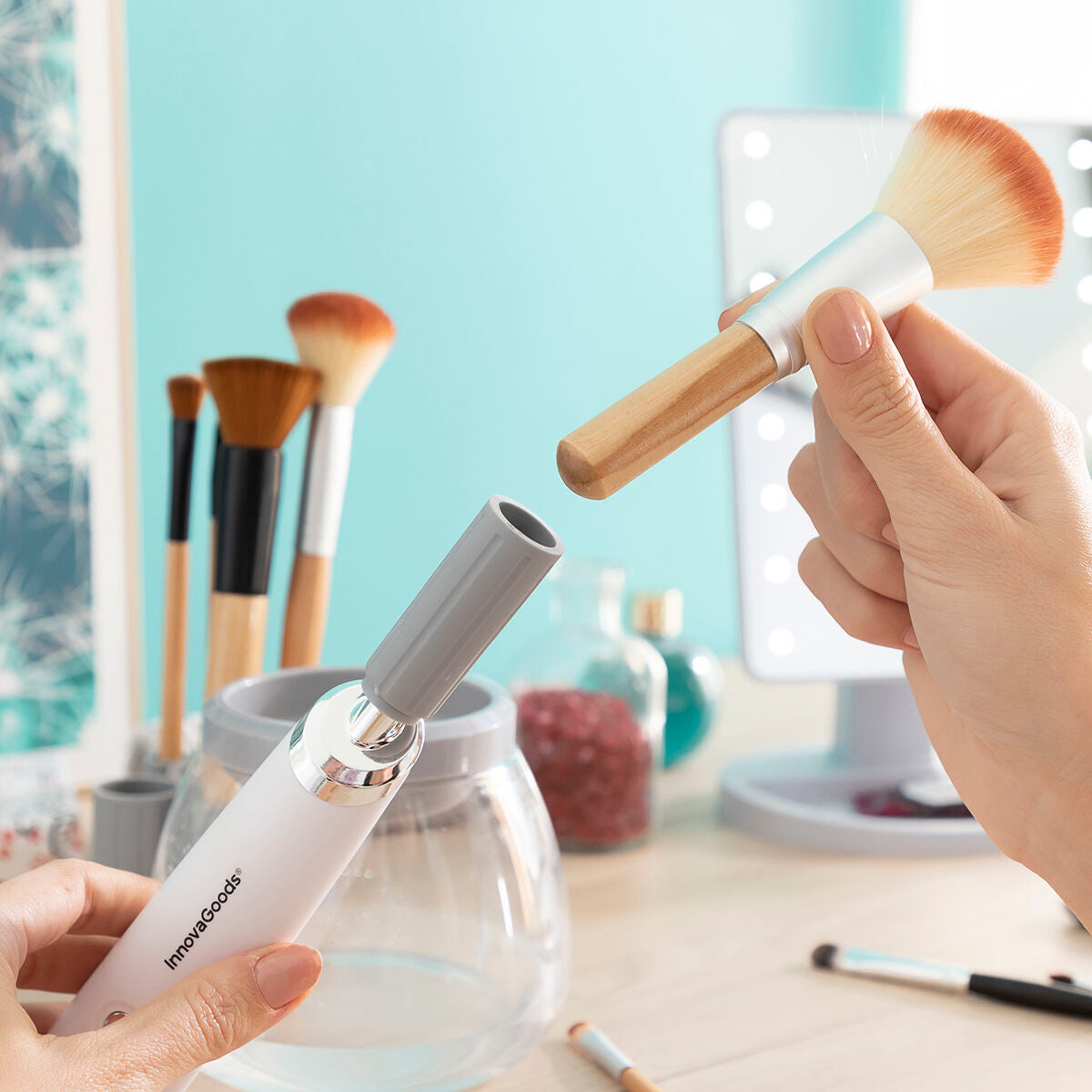 Automatic Make-up Brush Cleaner and Dryer Maklin InnovaGoods - Trending Products 