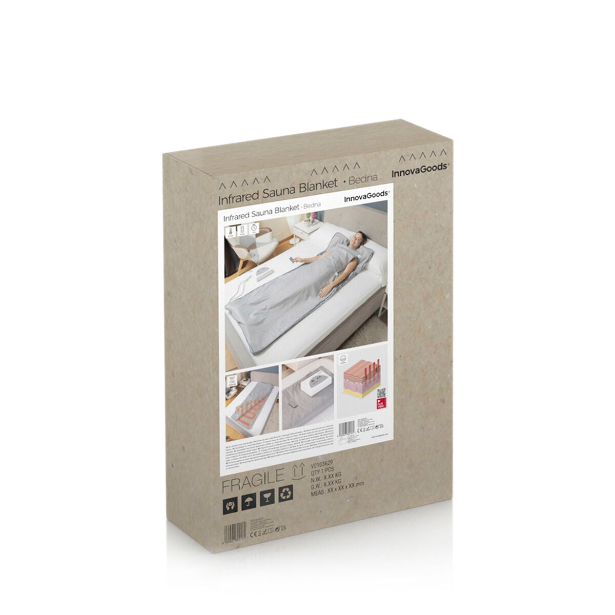Far Infrared Heated Sauna Blanket Bedna InnovaGoods - Trending Products 