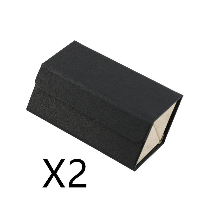 Foldable Multiple PU Leather Sunglasses & Eyeglasses Travel Organizer Case with 5 Slots - Trending Products 