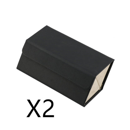 Foldable Multiple PU Leather Sunglasses & Eyeglasses Travel Organizer Case with 5 Slots - Trending Products 