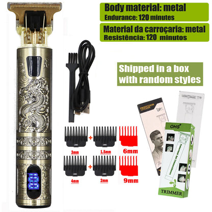 OHS T9 Hair Clipper Model S1 – Metal & Plastic Versions with Ultra-Quiet Low-Frequency Vibration