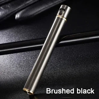 Mini Compact Open Flame Lighter Fire-free Butane Gas Metal Cigaretteshaped Grinding Wheel Lighters Smoking Accessories Cute