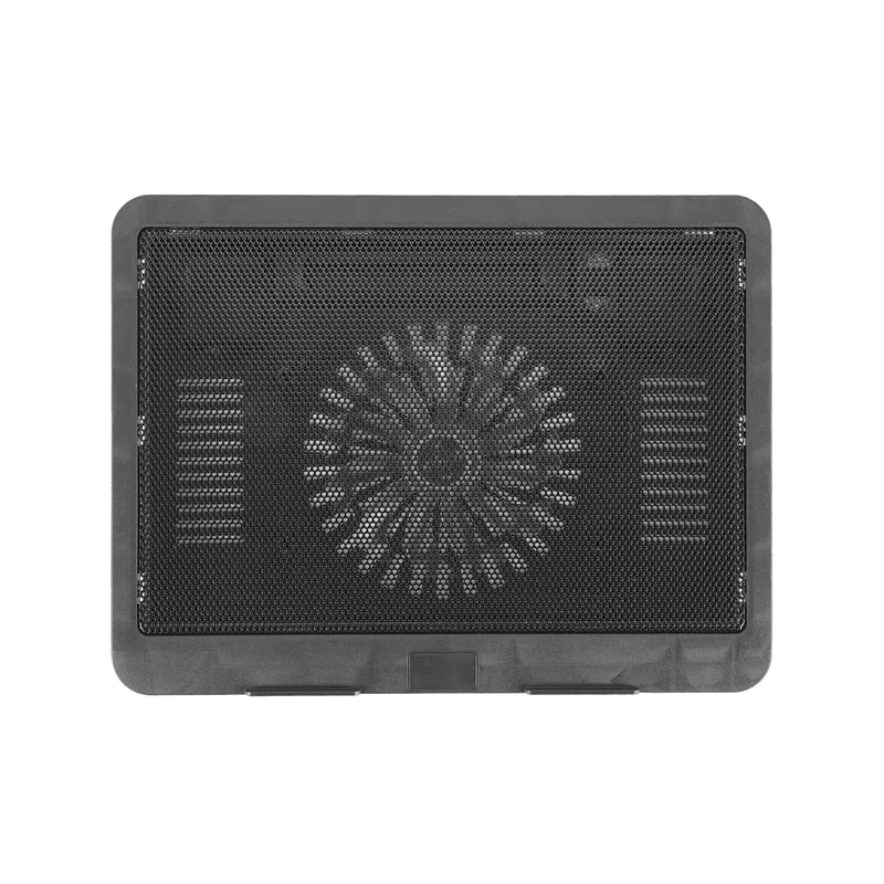 Universal Laptop Cooling Pad – Quiet, Strong Fan for 14” Notebooks & Tablets