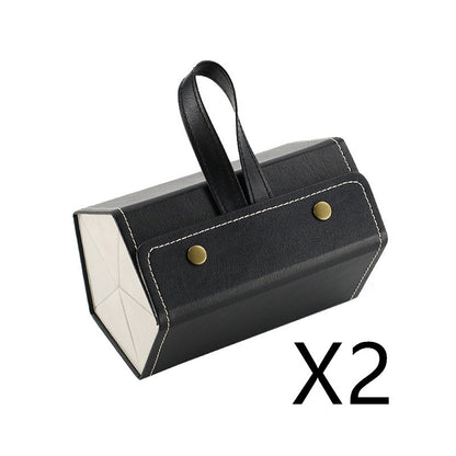 Foldable Multiple PU Leather Sunglasses & Eyeglasses Travel Organizer Case with 5 Slots - Trending Products 