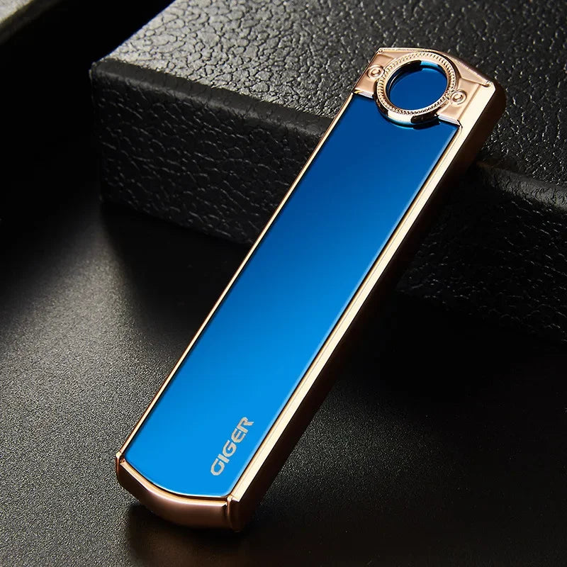 Xquisite and Compact Portable Tungsten Wire Cigarette Lighter Ultra-thin Windproof Silent Electronic Lighter Exquisite Gift