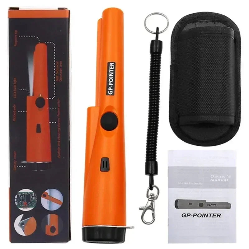 High Quality GP-Pointer Handheld Metal Detector – Waterproof Positioning Rod with LED Lights & Bracelet