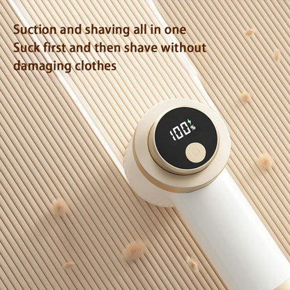 Electric Lint Shaver Digital Display Wireless Fabric Pill Remover 3 Speeds Rechargeable For Sweaters Clothes Hairball Trimmer