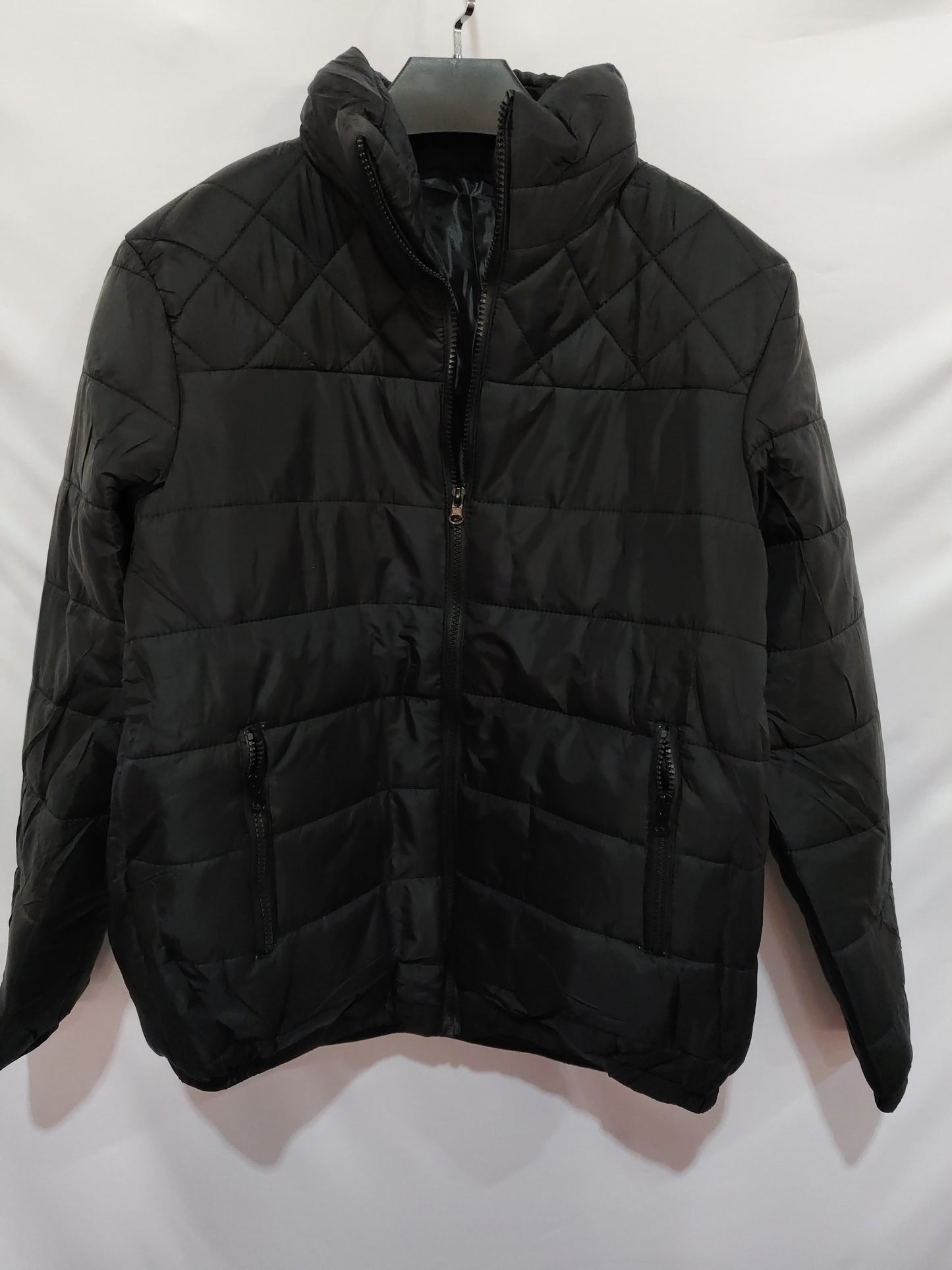 AeroQuilt PrimeShield™ Herren Wintermantel – Stehkragen Baumwoll-Jacke mit Rhombus-Steppung