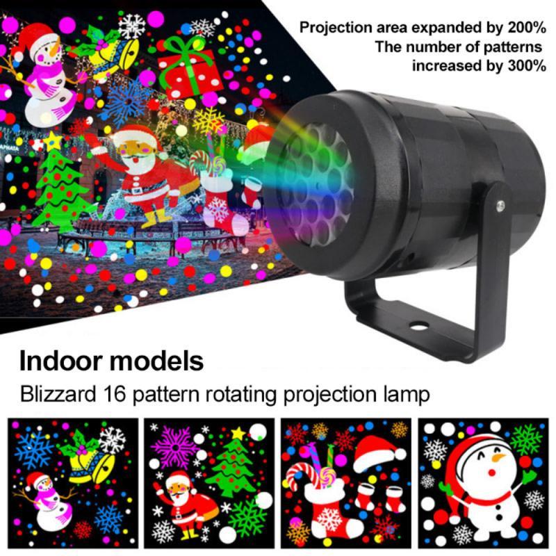 LED Snowflake Projection Lamp – Indoor and Outdoor Christmas Light Projector
