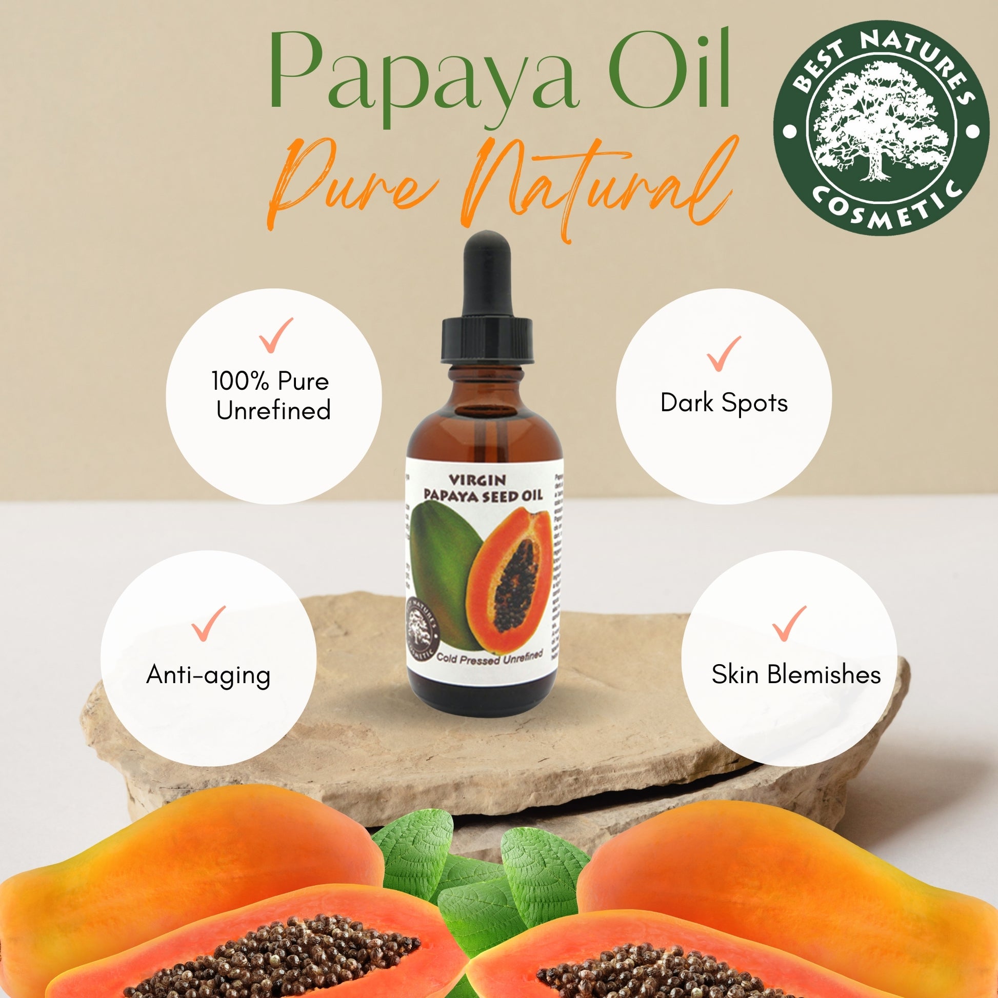 Papaya Seed Oil (organic, cold pressed, unrefined) - Trending Products 