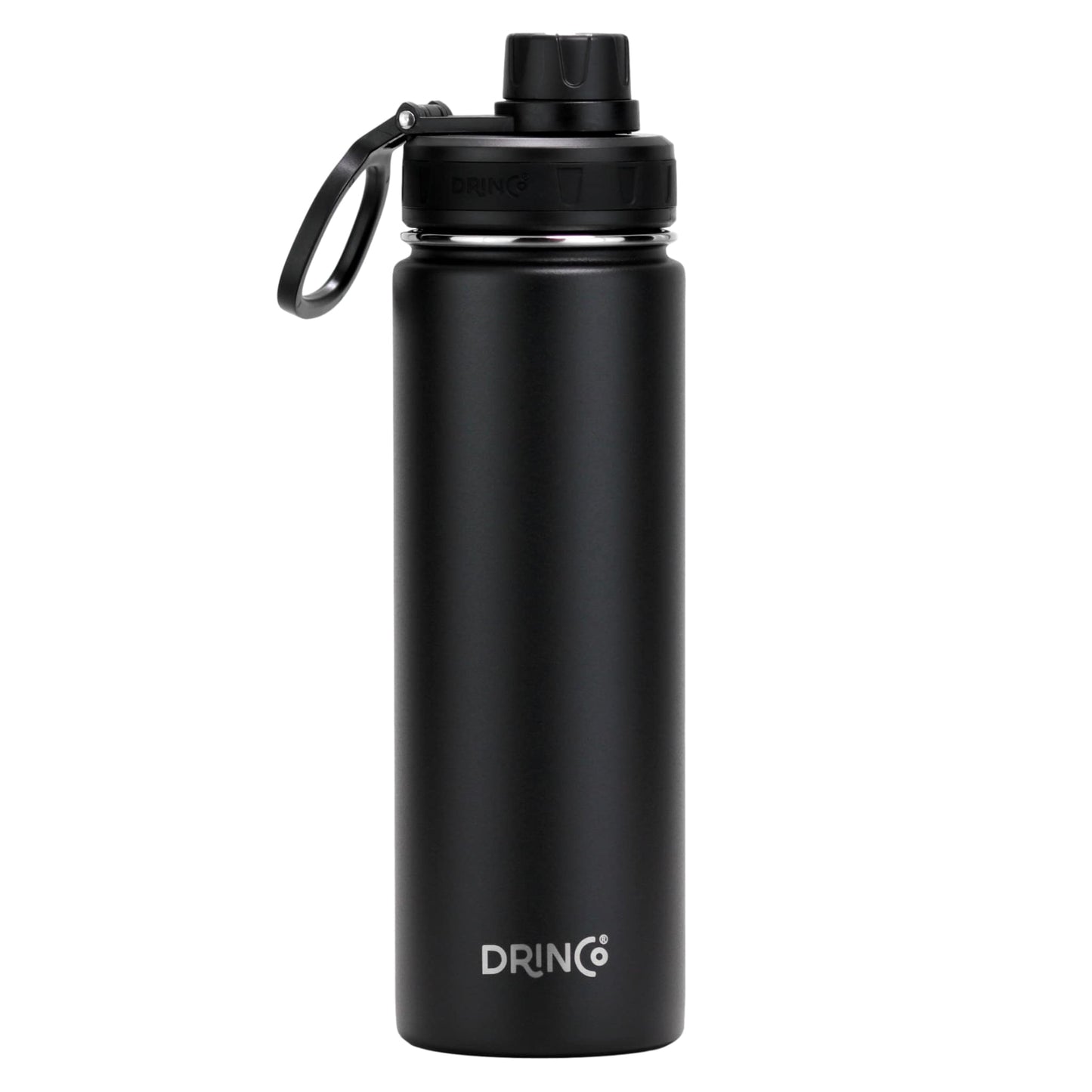Insulated Stainless Steel Water Bottle - Black - Trending Products 