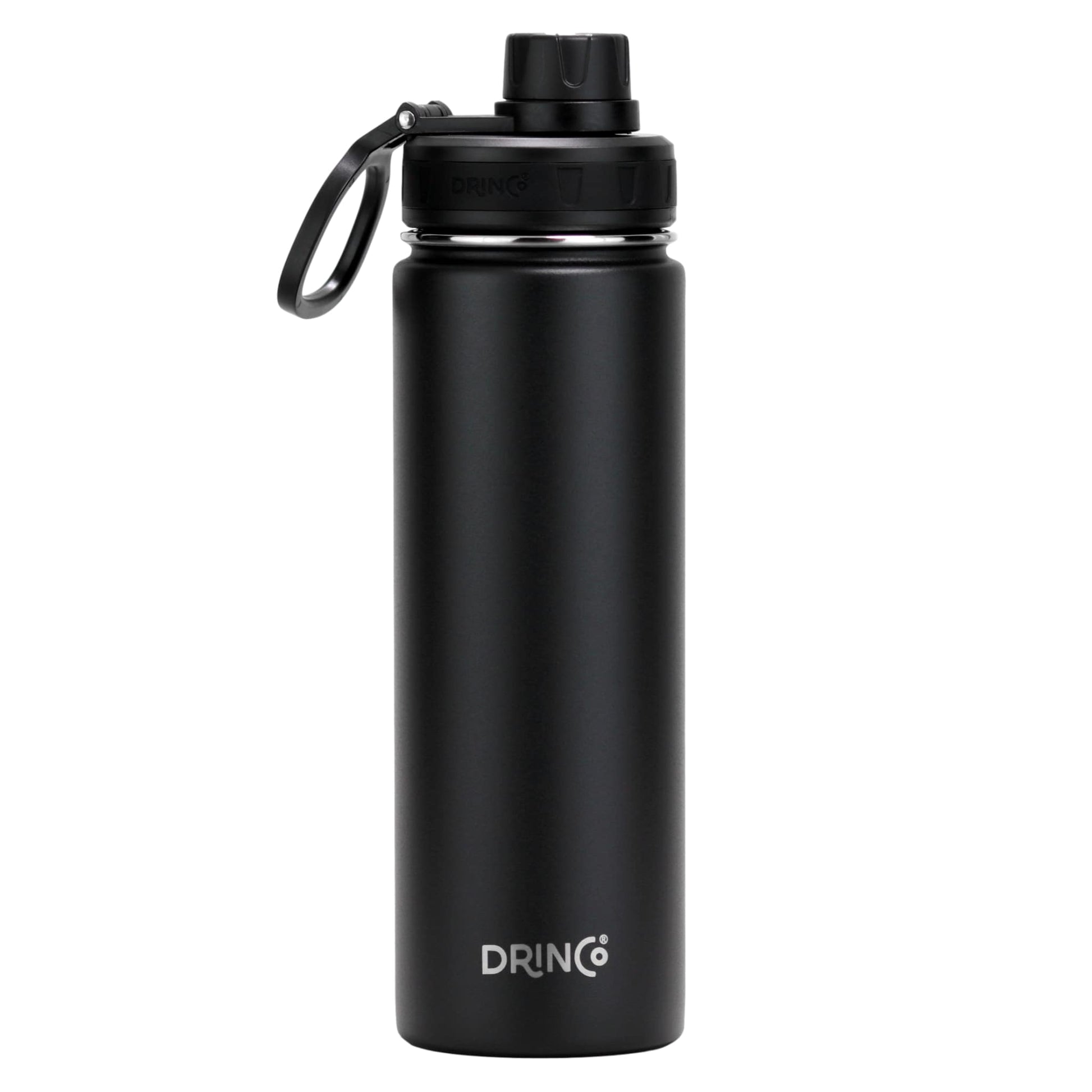 Insulated Stainless Steel Water Bottle - Black - Trending Products 