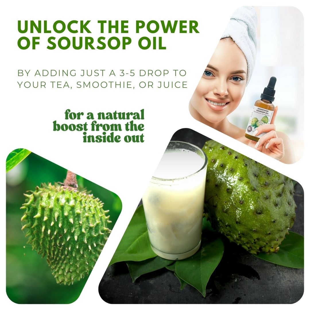 Soursop Graviola Guanabana  Oil (organic, cold pressed, unrefined) - Trending Products 