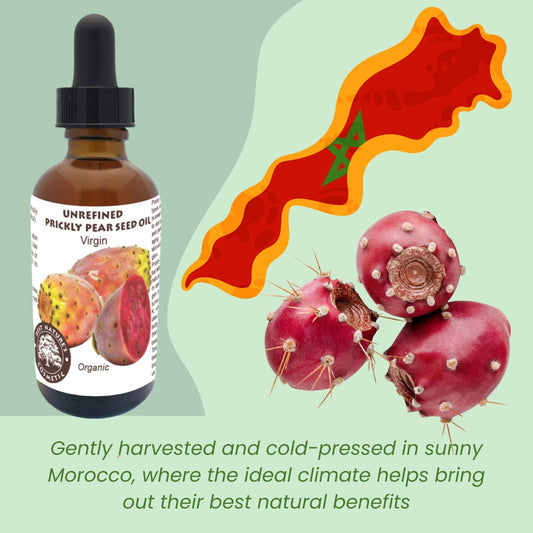 Prickly Pear Seed Oil (Organic, cold pressed, unrefined) - Trending Products 