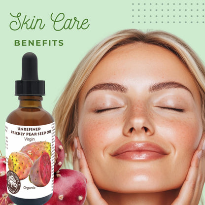 Prickly Pear Seed Oil (Organic, cold pressed, unrefined) - Trending Products 