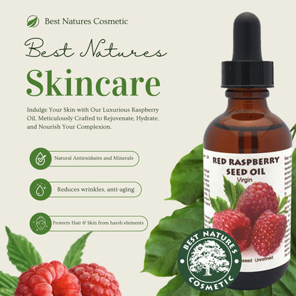 Red Raspberry Seed  Oil (Organic, cold pressed, unrefined) - Trending Products 