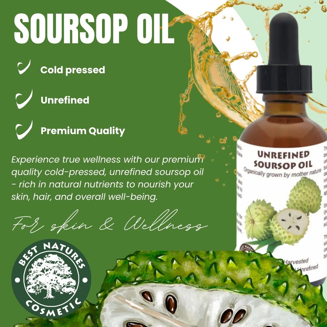 Soursop Graviola Guanabana  Oil (organic, cold pressed, unrefined) - Trending Products 