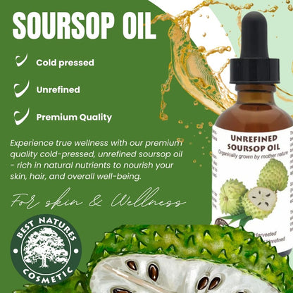 Soursop Graviola Guanabana  Oil (organic, cold pressed, unrefined) - Trending Products 