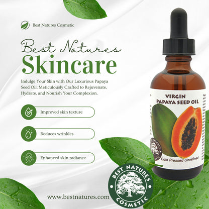 Papaya Seed Oil (organic, cold pressed, unrefined) - Trending Products 