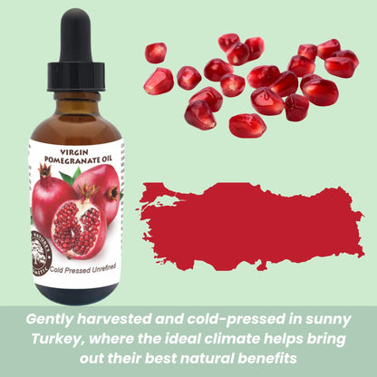 Pomegranate Oil (organic, cold pressed, unrefined) - Trending Products 