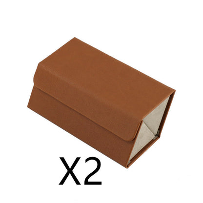 Foldable Multiple PU Leather Sunglasses & Eyeglasses Travel Organizer Case with 5 Slots - Trending Products 