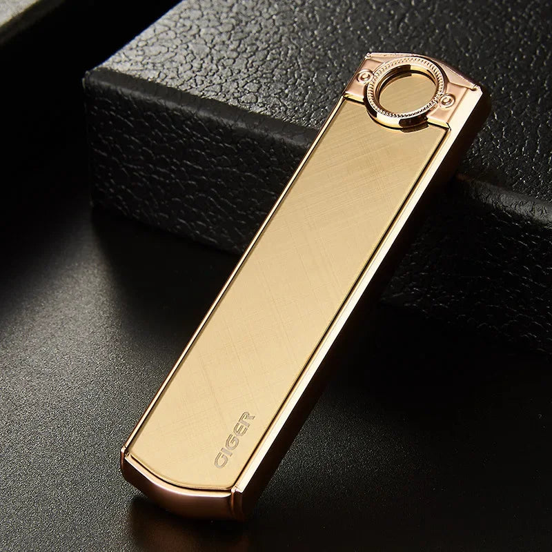 Xquisite and Compact Portable Tungsten Wire Cigarette Lighter Ultra-thin Windproof Silent Electronic Lighter Exquisite Gift