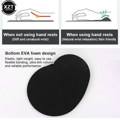 Creative Feet Mouse Pad Environmental EVA Wrist Mouse Pad Silicone Solid Anti-slip Ergonomic Mouse Pad Wrist Pad for Computer