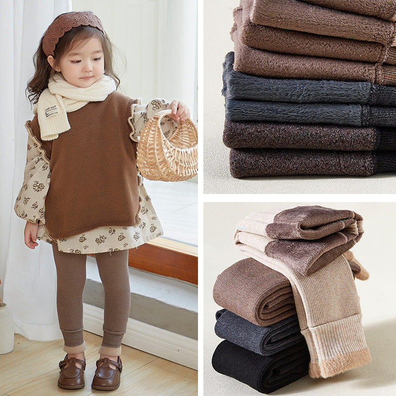 SnuggleFawn CozyPlush™ Baby Leggings – Fleece-gefütterte Winter Hose für Wärme & Komfort