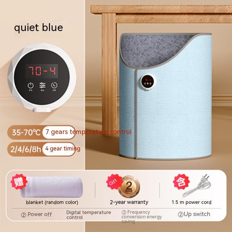 Compact Electric Heater 220V – Portable Room Heater with Mechanical Control | Classic Gray, Quiet Blue, Cherry Blossom, Astronaut Design