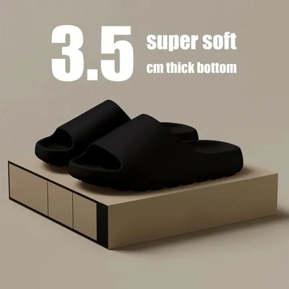 Comfortable Thick-Soled Coconut Slippers – Non-Slip Summer Sandals for Women & Men