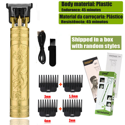 OHS T9 Hair Clipper Model S1 – Metal & Plastic Versions with Ultra-Quiet Low-Frequency Vibration