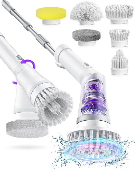 Electric Spin Scrubber, Cordless Cleaning Brush - Trending Products 