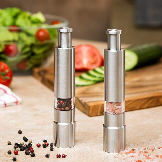 Premium Stainless Steel Salt and Pepper Spice Grinder - Trending Products 