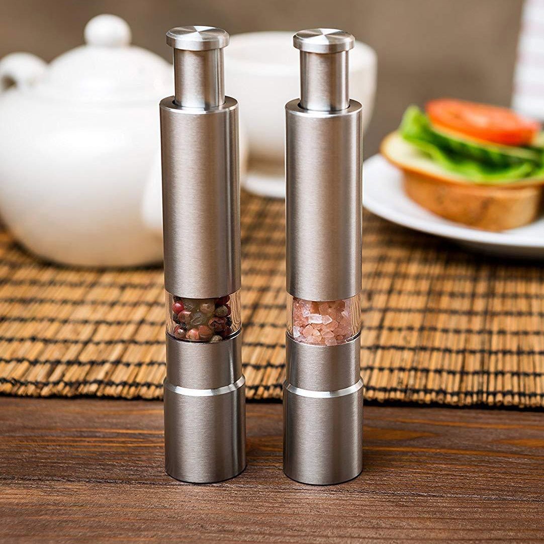 Premium Stainless Steel Salt and Pepper Spice Grinder - Trending Products 