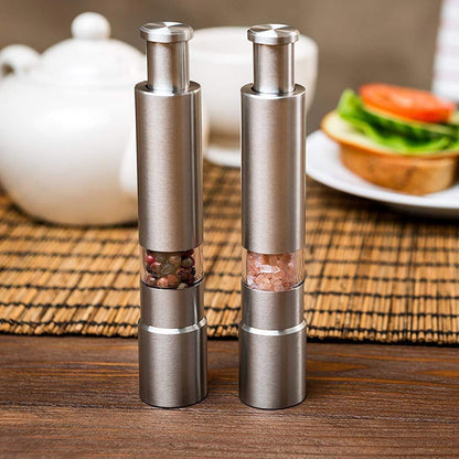 Premium Stainless Steel Salt and Pepper Spice Grinder - Trending Products 